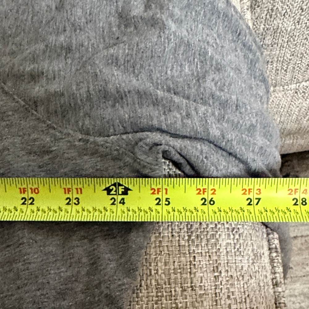 Charcoal Gray Button Down Shirt Plus Size 2X Cotton Lightweight Casual - Picture 4 of 10